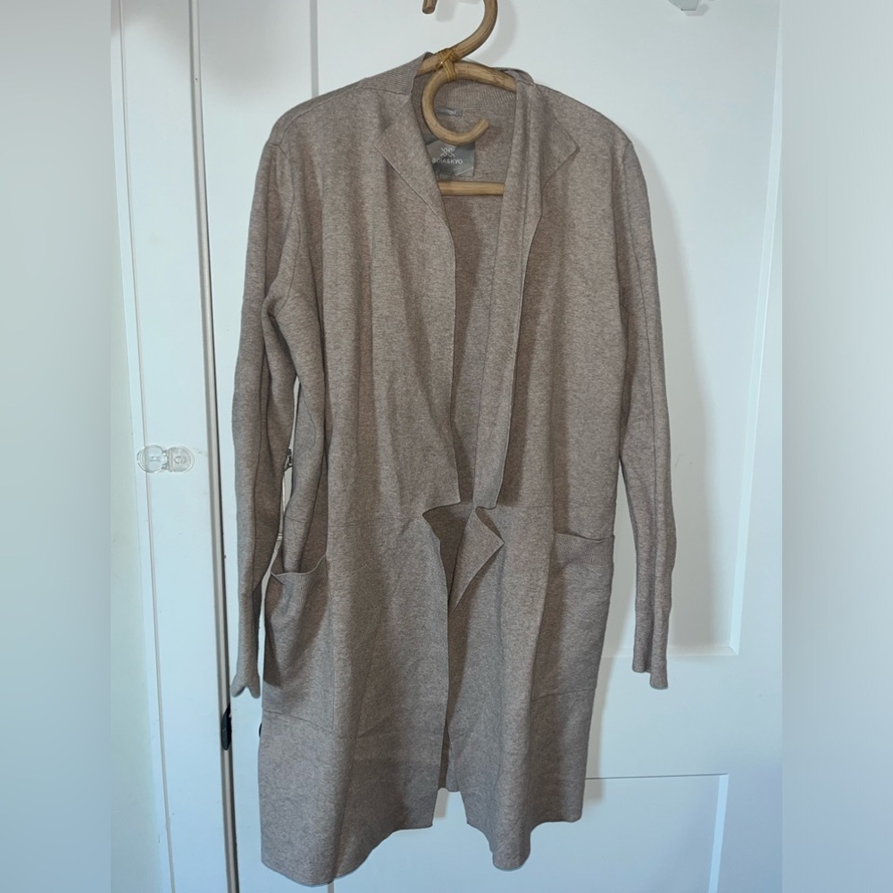 Soia & kyo BENELA Mid-Thigh-length Sustainable Coatigan With Lapels cardigan